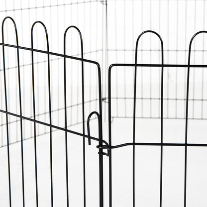 Nancy's The Rock Puppy Grid Buitenverblijf Konijnen Konijnen - Zwart - Staal - cm x 27,95 cm x 24,02 cm