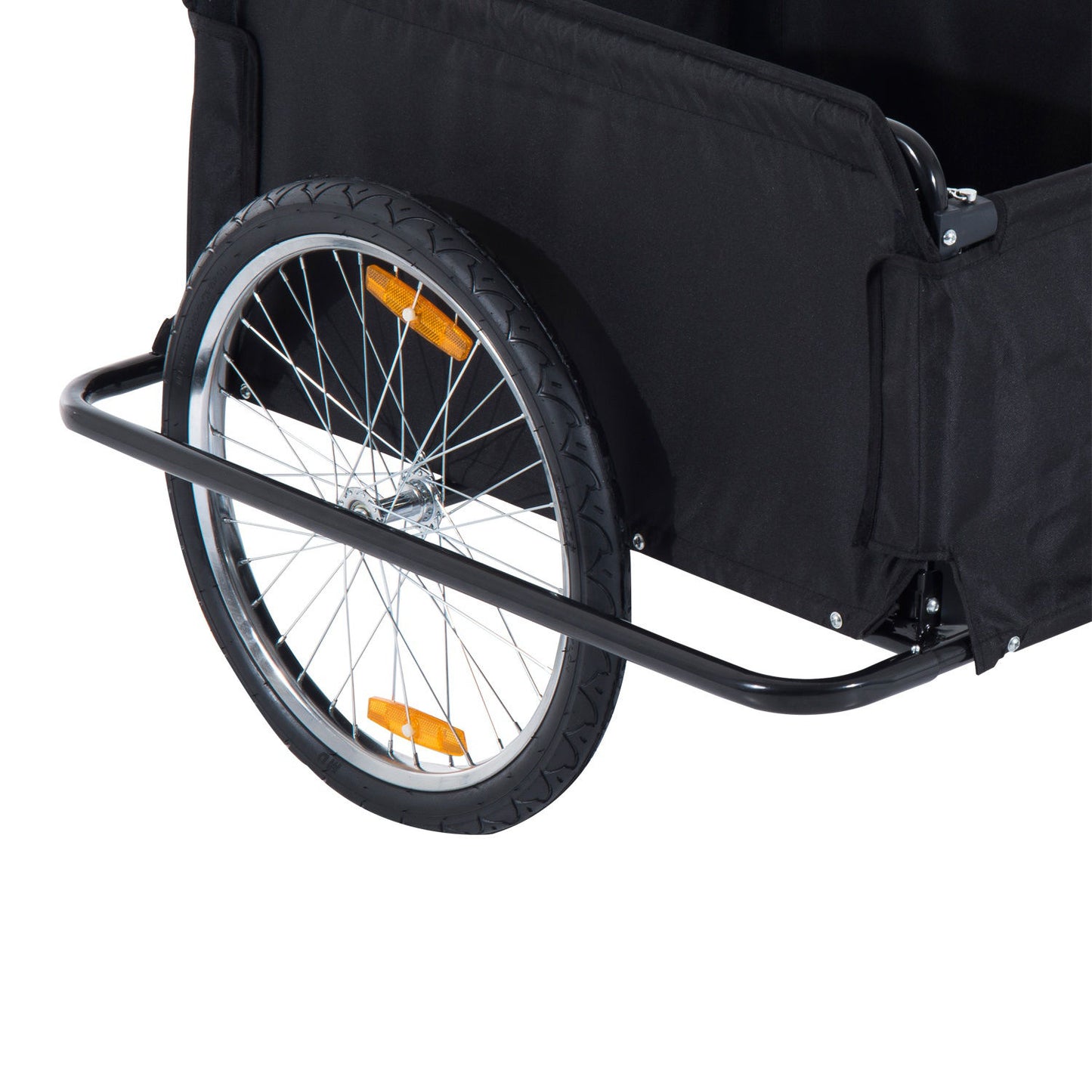 Nancy's The Valley Transport Trailer Voor Fietsen - Rood, Zwart - Stof, Staal