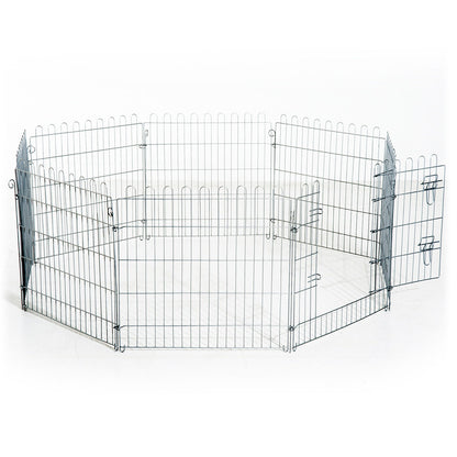 Nancy's Warners Enclos extérieur pour chiots Puppy Run Puppy Fence Box Clôture pour chiots pour animaux 8 pièces