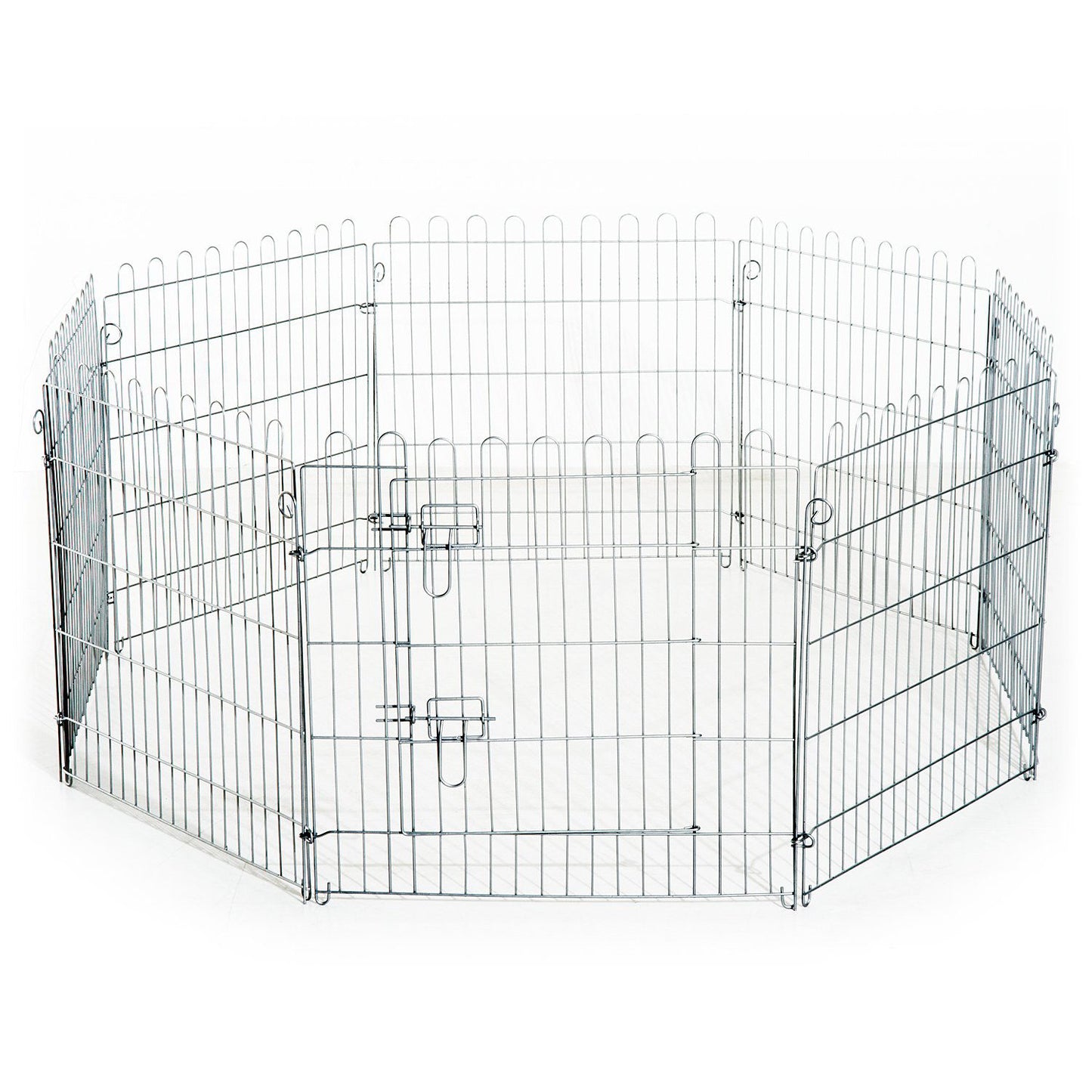 Nancy's Warners Outdoor Puppyverblijf Puppyren Puppyomheining Box Puppyomheining voor dieren 8-delig