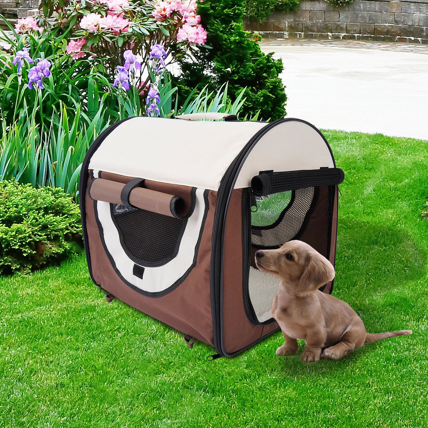 Nancy's Waterford Opvouwbare Honden transportbox, Transporttas voor huisdieren, 46cm lang