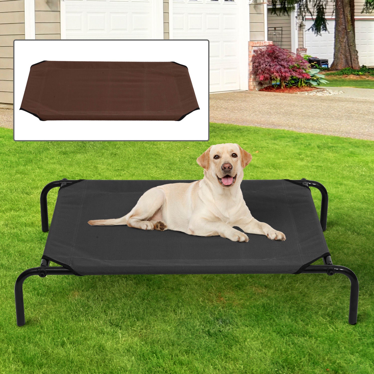 Nancy's Porters Dog Bed Outdoor Dog Bed Cat Bed with Mesh Pet Bed Sleeping Place