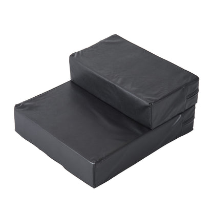 Nancy's Warrens Hondentrap Huisdiermat 2 treden Opvouwbare hondentrap Trapmat voor katten en honden