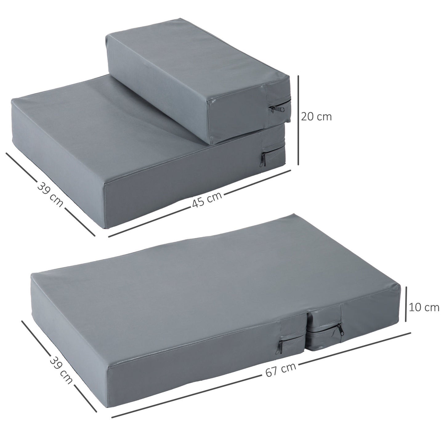Nancy's Wildey Hondentrap Huisdiermat 2 treden Opvouwbare hondentrap Trapmat voor katten en honden