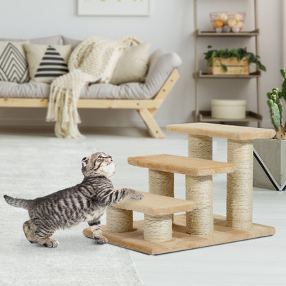 Nancy's Augustine Animal Stairs - Crème - Spaanplaat, Pluche - 17,72 cm x 13,78 cm x 13,39 cm