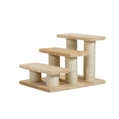 Nancy's Augustine Animal Stairs - Crème - Spaanplaat, Pluche - 17,72 cm x 13,78 cm x 13,39 cm