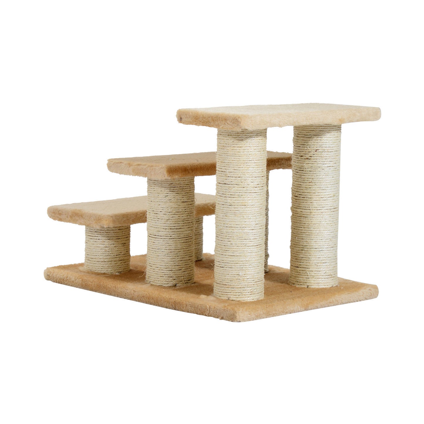 Nancy's Augustine Animal Stairs - Crème - Spaanplaat, Pluche - 17,72 cm x 13,78 cm x 13,39 cm