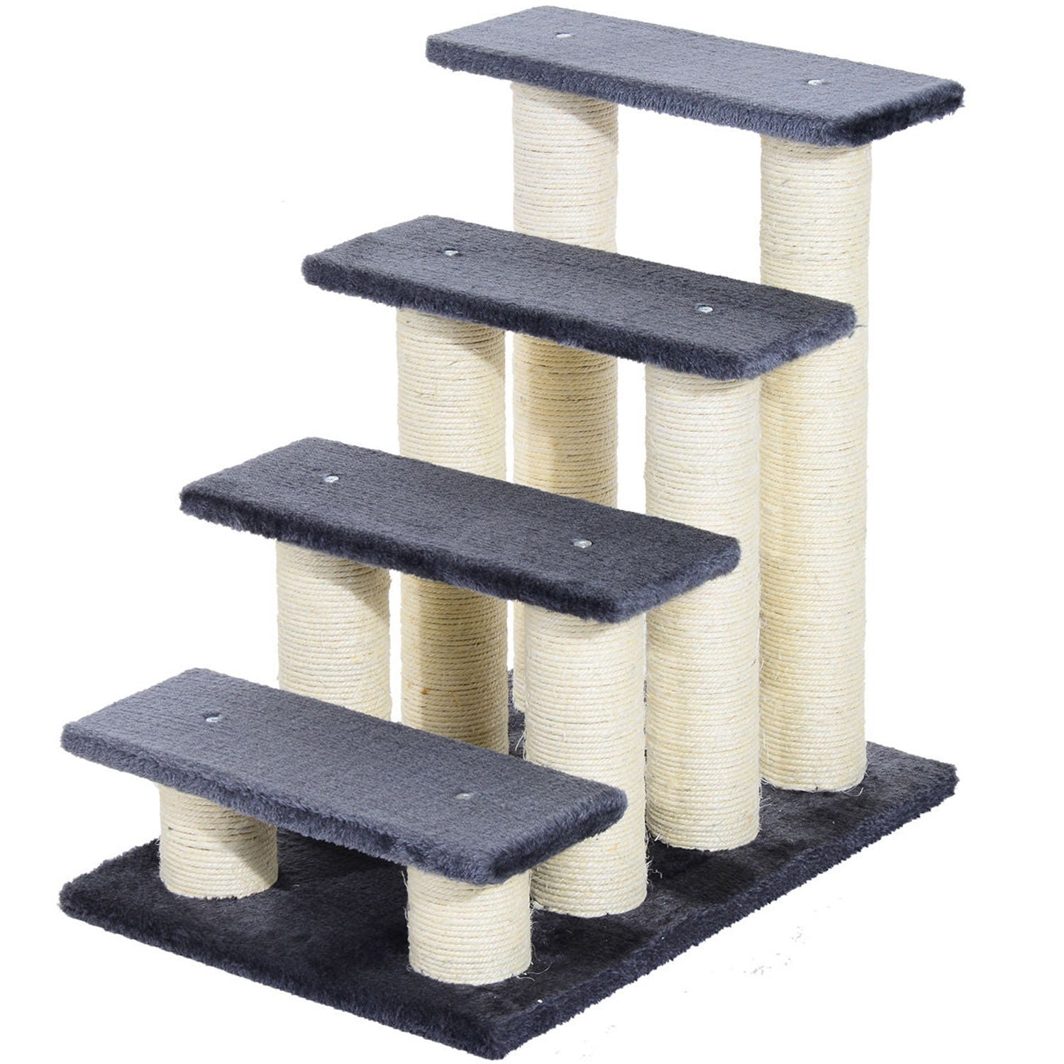 Nancy's Big Hill Animal Stairs Cat Stairs Dog Stairs 4 Steps Stairs for Cats and Dogs Plush