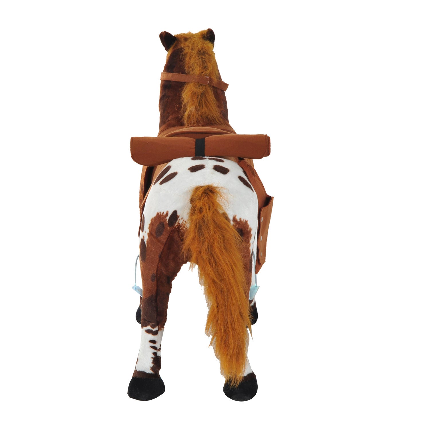 Nancy's Blue Creek Speelpaard met zadel - Bruin - Metaal, Pluche - 33,44 cm x 11,02 cm x 23,62 cm
