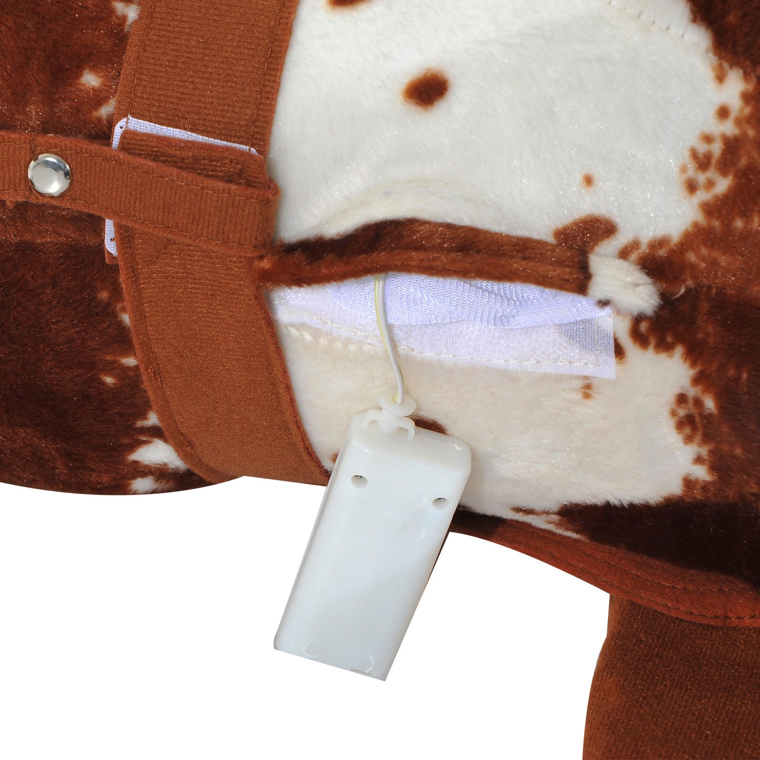 Nancy's Blue Creek Speelpaard met zadel - Bruin - Metaal, Pluche - 33,44 cm x 11,02 cm x 23,62 cm