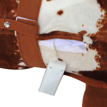 Nancy's Blue Creek Speelpaard met zadel - Bruin - Metaal, Pluche - 33,44 cm x 11,02 cm x 23,62 cm