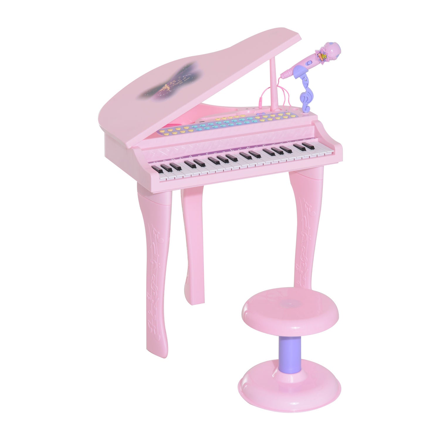 Nancy's Bomba Kinderpiano Muziekinstrument - Roze - Minipiano