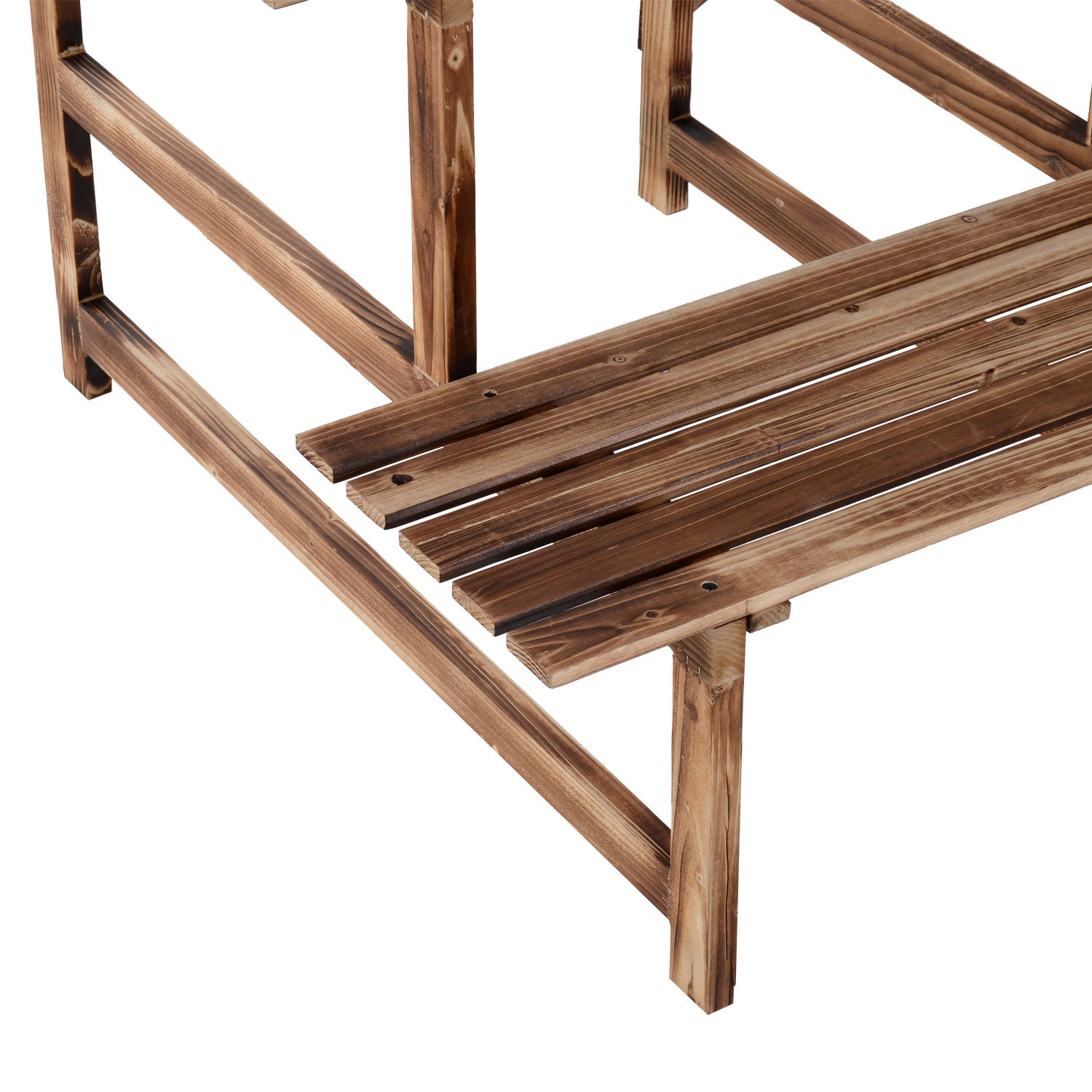 Nancy's Campechito Plant Stairs - Bruin - Firwood - 47,24 cm x 31,49 cm x 31,49 cm