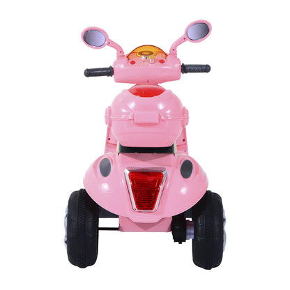 Nancy's Cay Corker Elektrische Kindermotor - Roze, Geel - L108 x B51 x H75cm