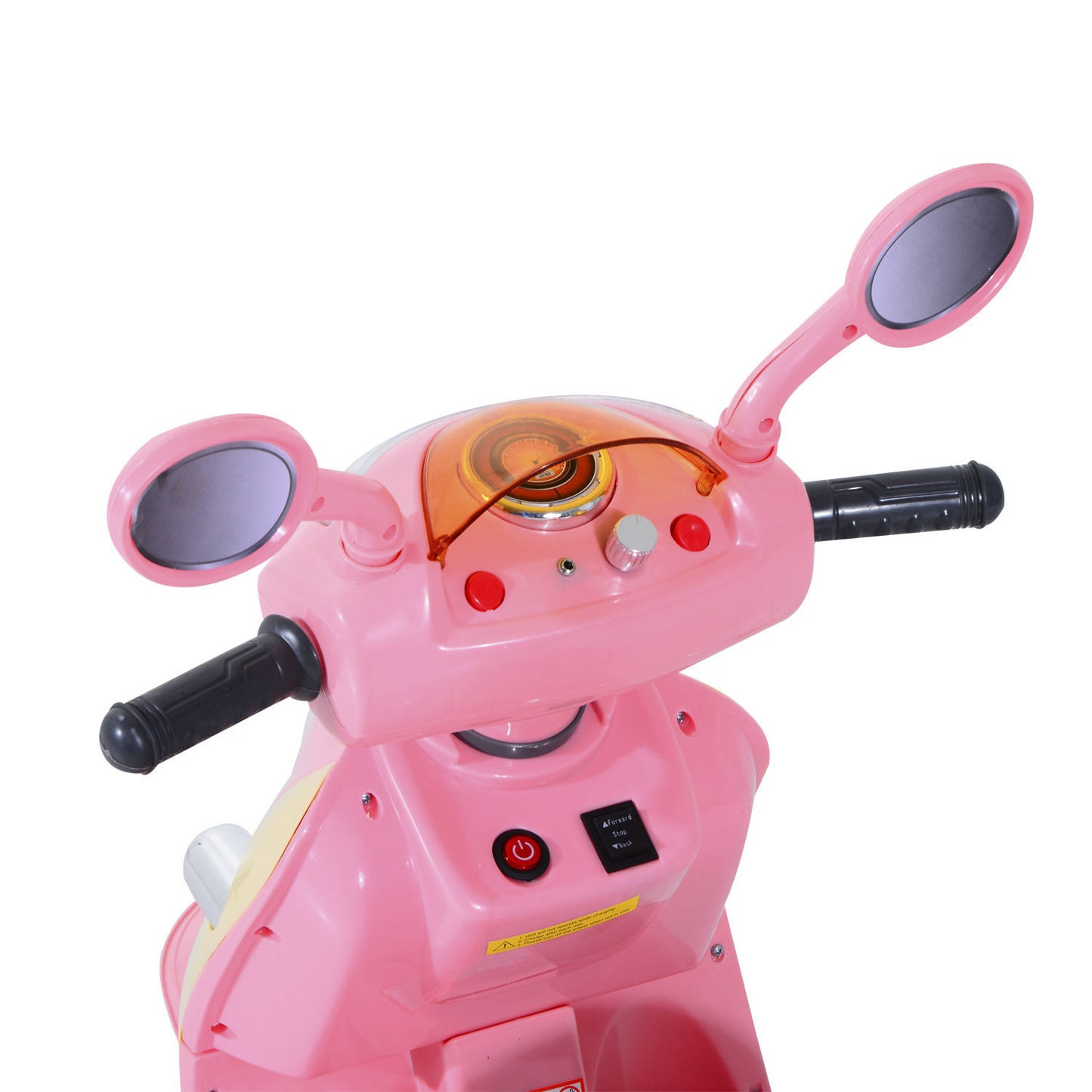 Nancy's Cay Corker Elektrische Kindermotor - Roze, Geel - L108 x B51 x H75cm