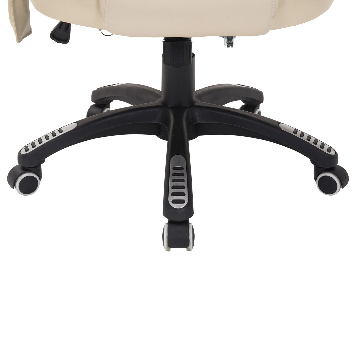 Nancy's Churchyard Office Swivel Chair - Crème - Leer, Pvc - 24,41 cm x 26,77 cm x 47,64 cm