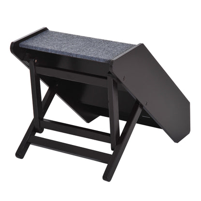 Nancy's Coquericot Pet Stairs - Bruin, Grijs - Hout, Mdf, Tapijt - 16,06 cm x 22,24 cm x 20,28 cm