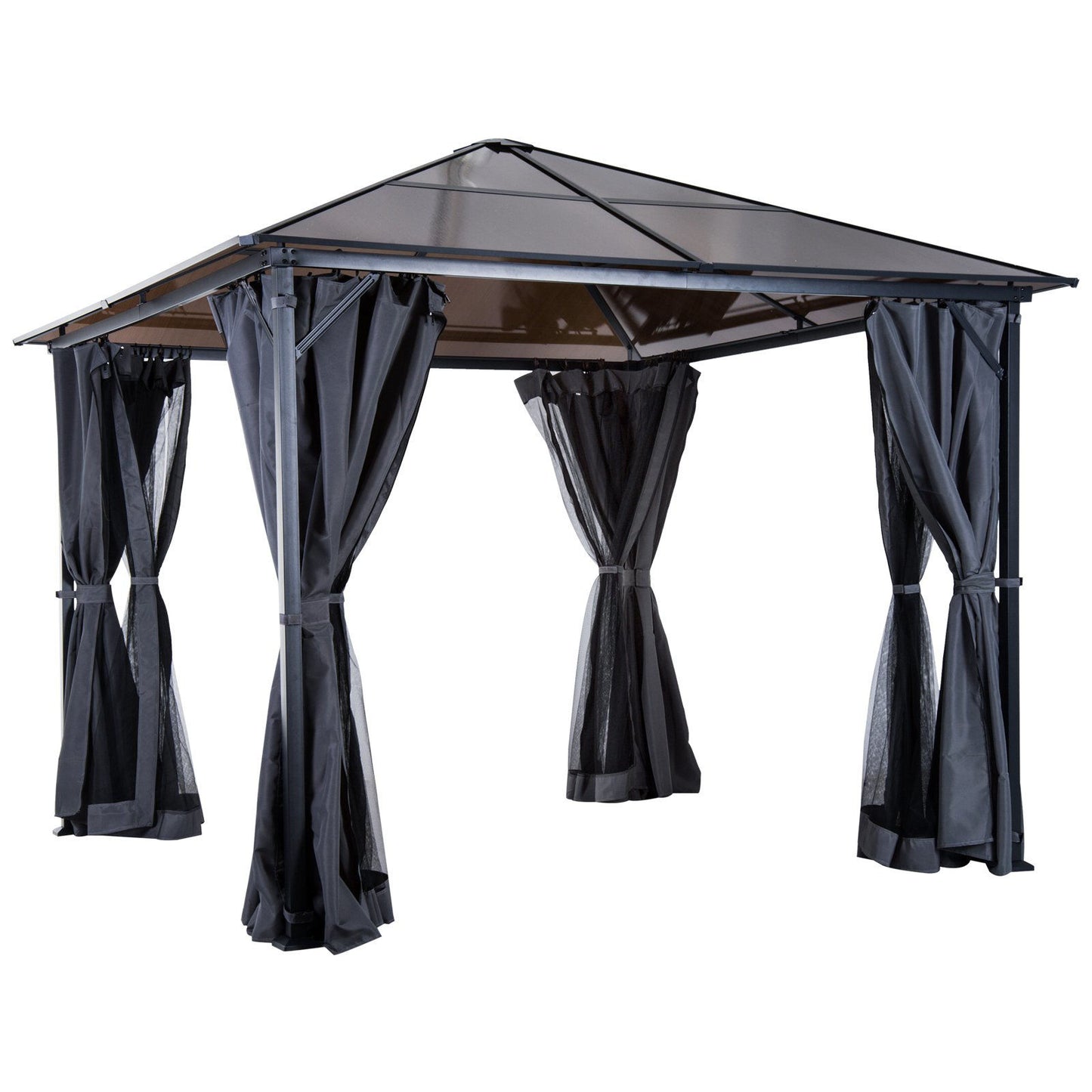 Nancy's Curlew Cay Paviljoen - Pergola - Overkapping - Grijs - 300 x 300 cm