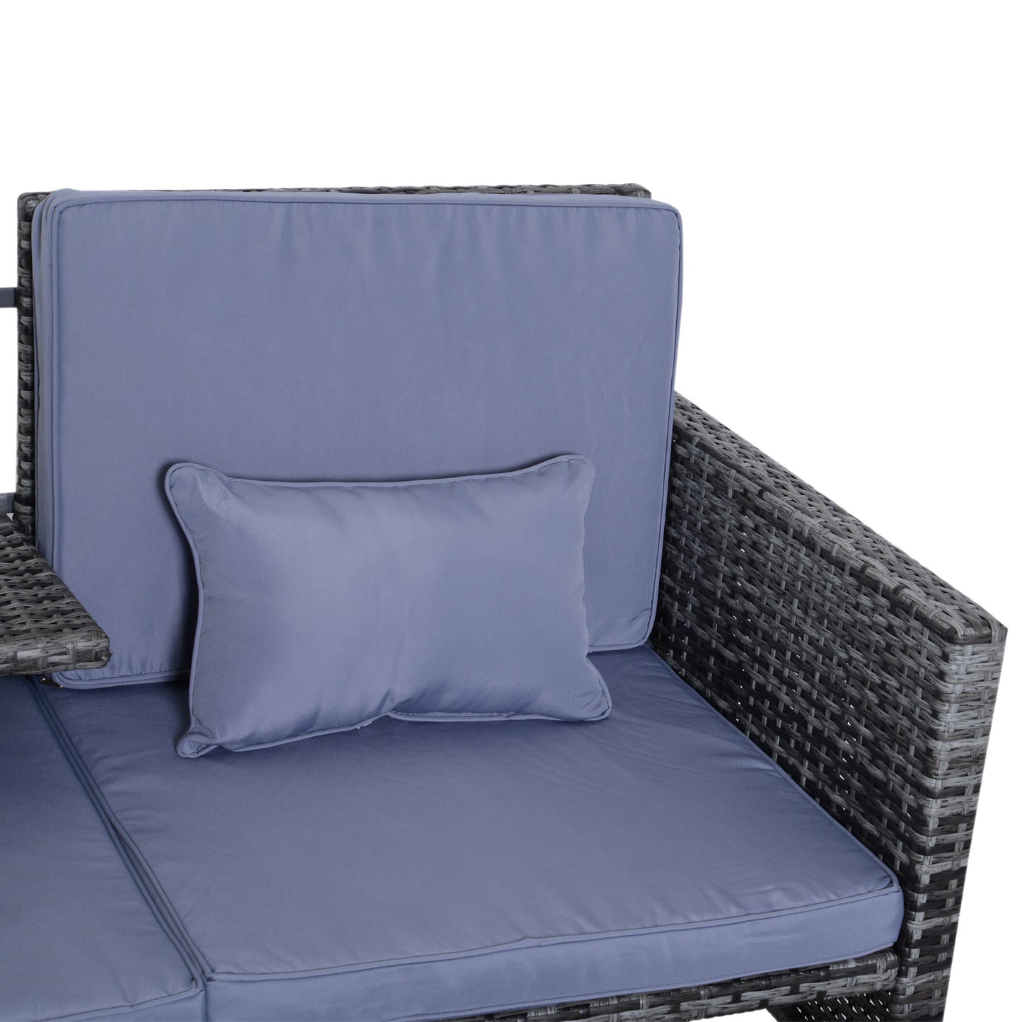 Nancy's Iguana Cay 3-delige Loungeset - Tuinset - Loungemeubel - Rotan
