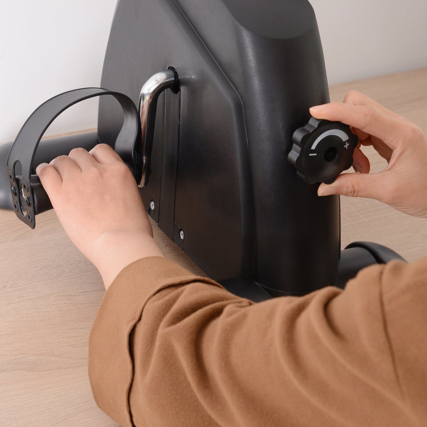 Nancy's Listowel Hometrainer - Minifiets - Traptrainer - Instelbare Weerstand - LCD-Display - Zwart
