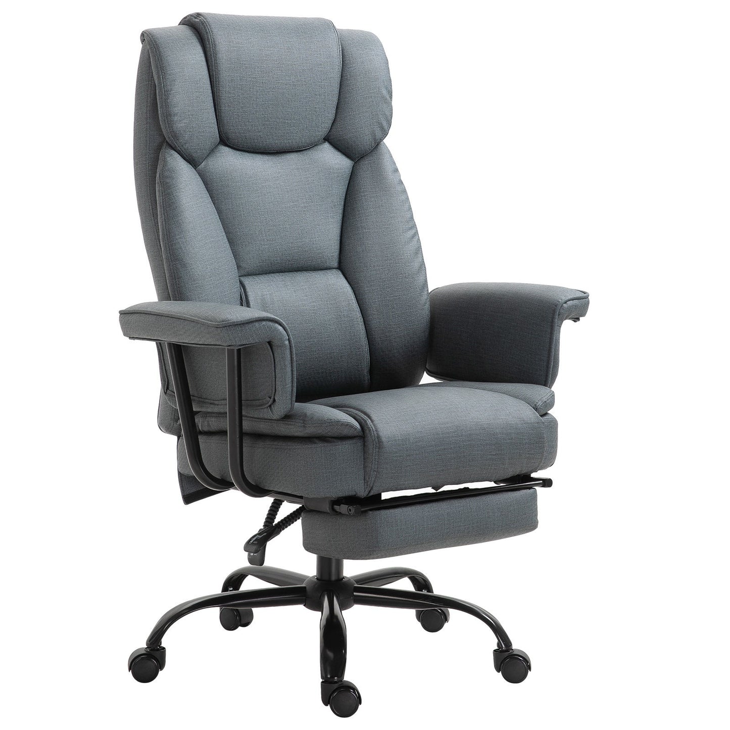 Nancy's Maskall Executive Chair - Grijs - Staal, Mdf, Foam - 26,77 cm x 31,5 cm x 49,6 cm
