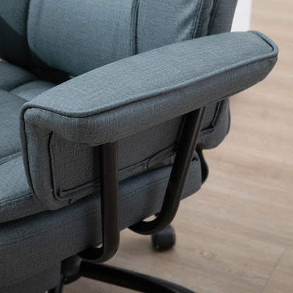 Nancy's Maskall Executive Chair - Grijs - Staal, Mdf, Foam - 26,77 cm x 31,5 cm x 49,6 cm