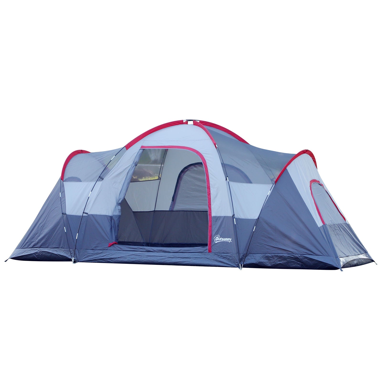Tente de camping Nancy's Neustadt - Tente de camping - Bleu / Gris - 455 x 230 x 180 cm