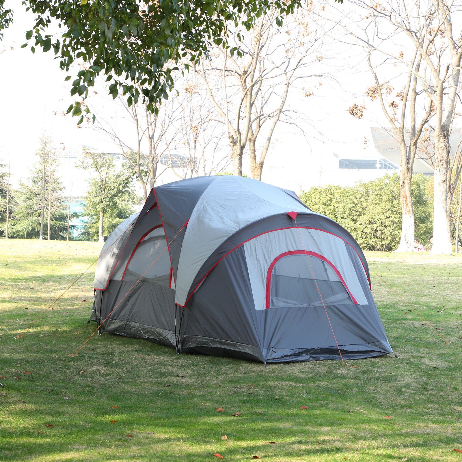 Nancy's Neustadt Kampeertent - Camping tent - Blauw / Grijs - 455 x 230 x 180 cm