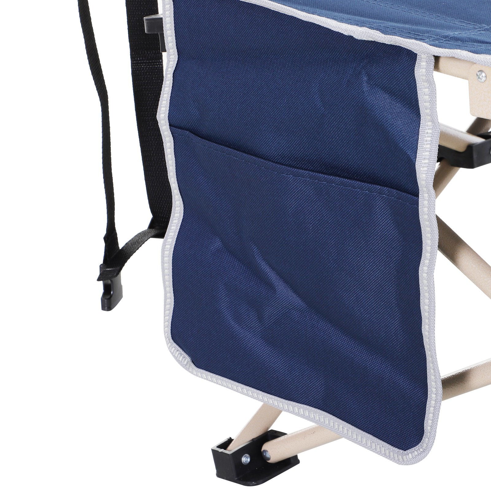 Nancy's New Home Camping Camp - Blauw, Beige - Staal, Oxford - 74,8 cm x 26,77 cm x 20,47 cm
