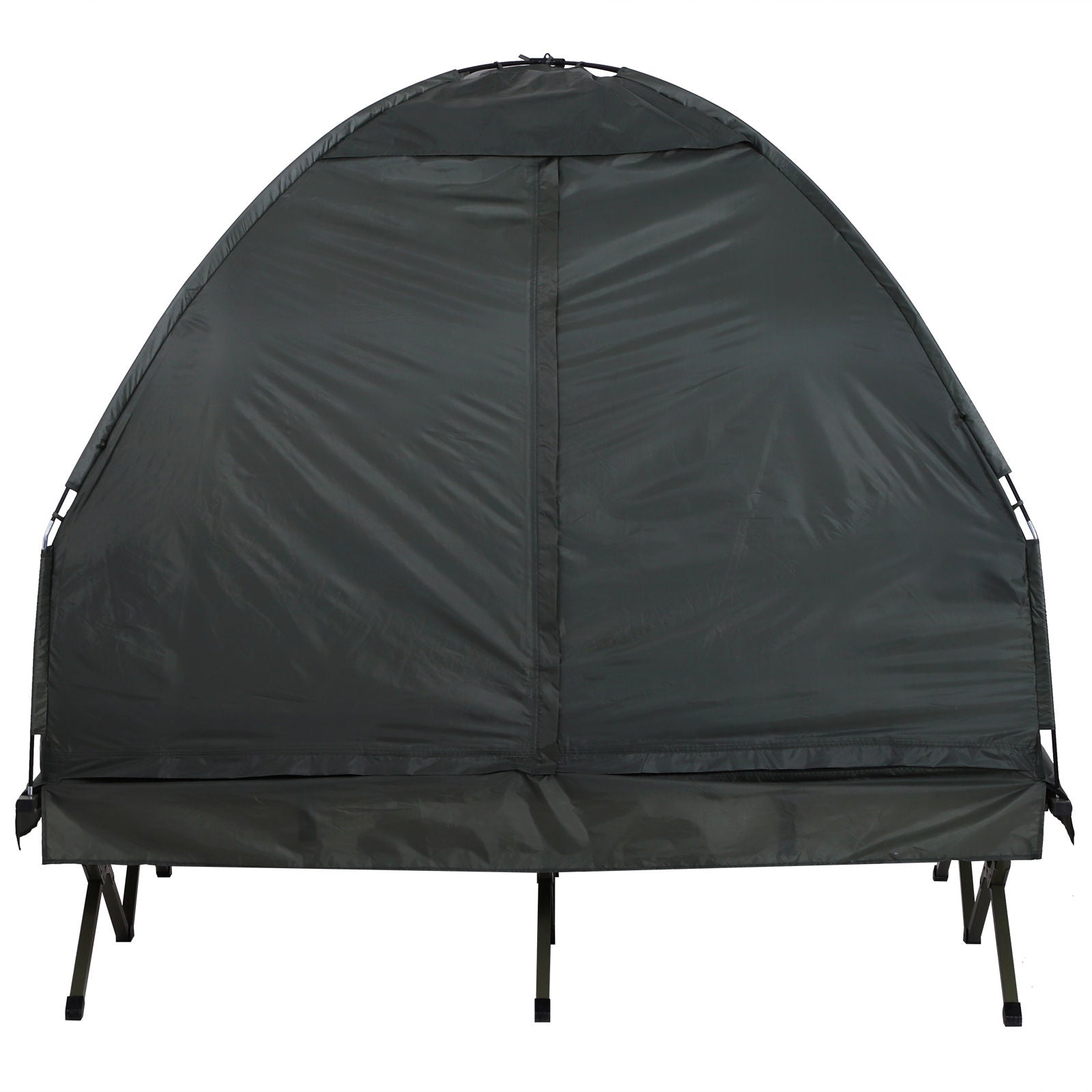 Nancy's Pacbitun Kampeertent - Camping tent - Met 2 Persoons Matras Groen - ± 195 x 145 x 180 cm