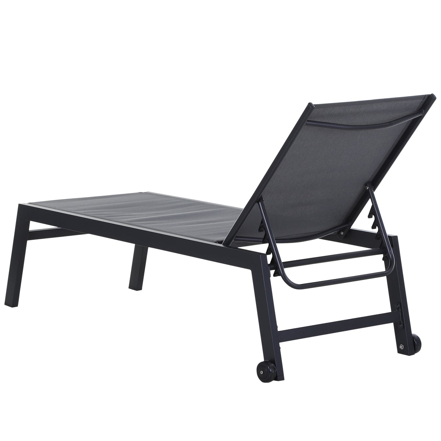 Nancy's Rancho Ligbed - Loungestoel - Grijs - Aluminium