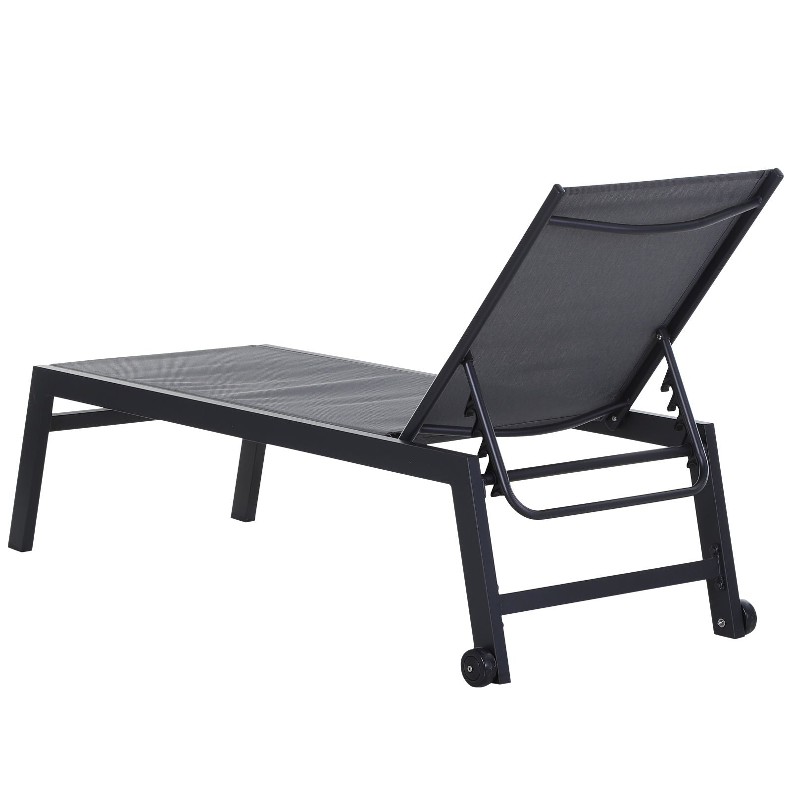 Nancy's Rancho Ligbed - Loungestoel - Grijs - Aluminium