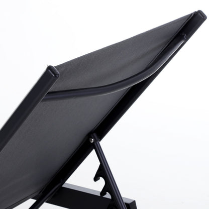 Nancy's Rancho Ligbed - Loungestoel - Grijs - Aluminium