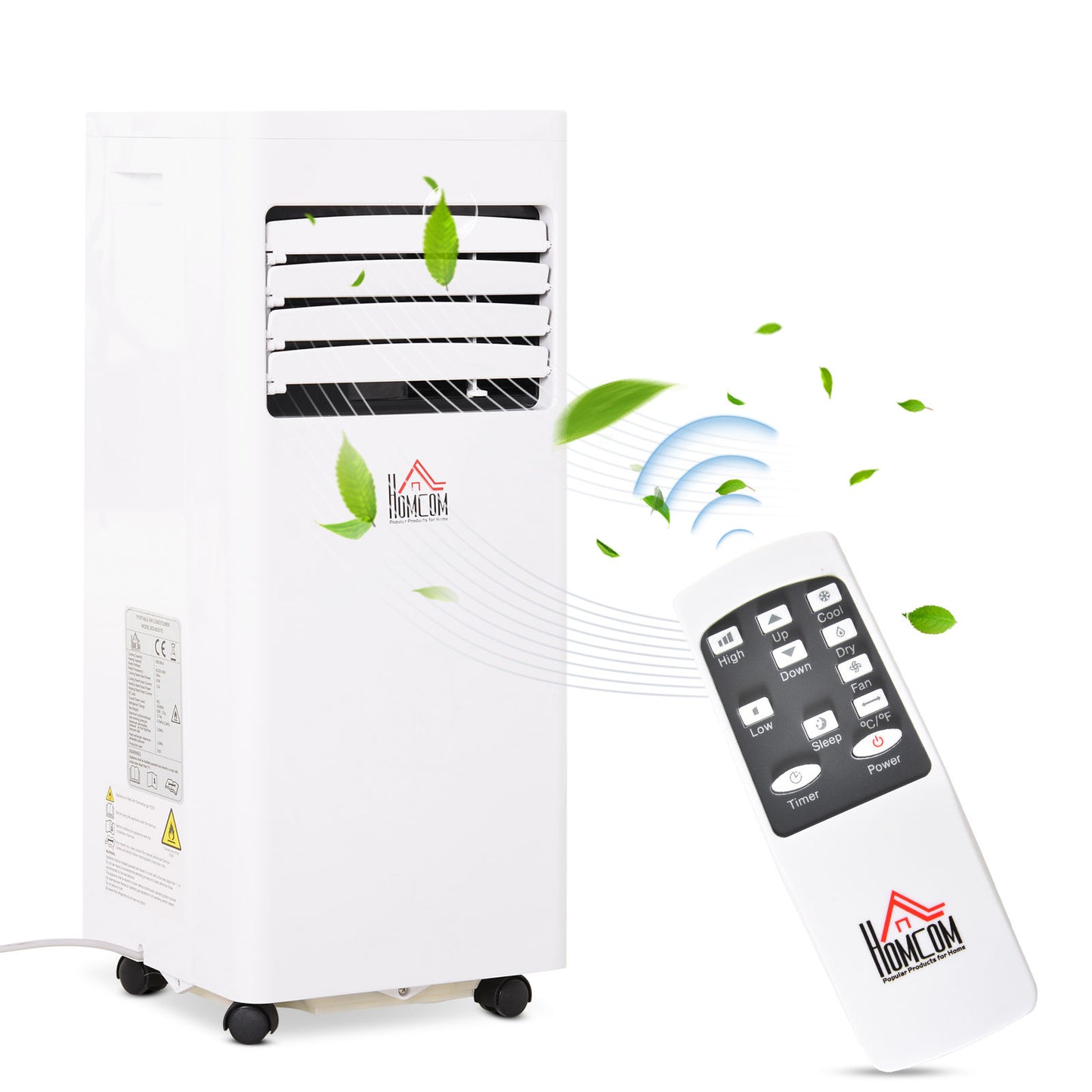 Nancy's Red Creek Mobile Airconditioner - Wit - Abs - 12 cm x 12,91 cm x 26,69 cm
