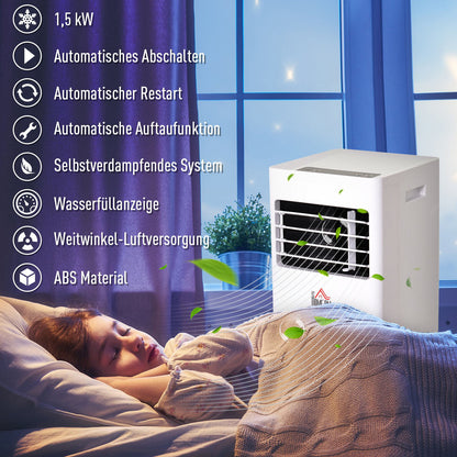 Nancy's Red Creek Mobile Airconditioner - Wit - Abs - 12 cm x 12,91 cm x 26,69 cm