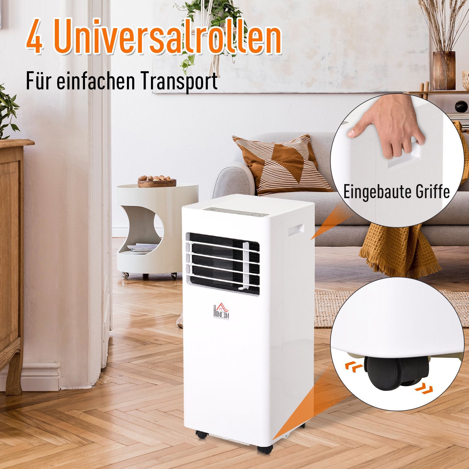 Nancy's Red Creek Mobile Airconditioner - Wit - Abs - 12 cm x 12,91 cm x 26,69 cm