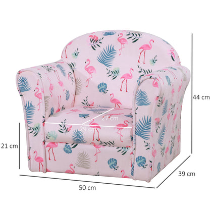 Nancy's Rao Bravo Kinderbank - Roze - Polyester, Hout, Schuim - 19,68 cm x 15,35 cm x 17,32 cm