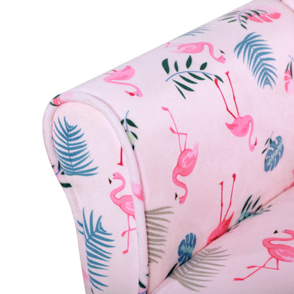 Nancy's Rao Bravo Kinderbank - Roze - Polyester, Hout, Schuim - 19,68 cm x 15,35 cm x 17,32 cm