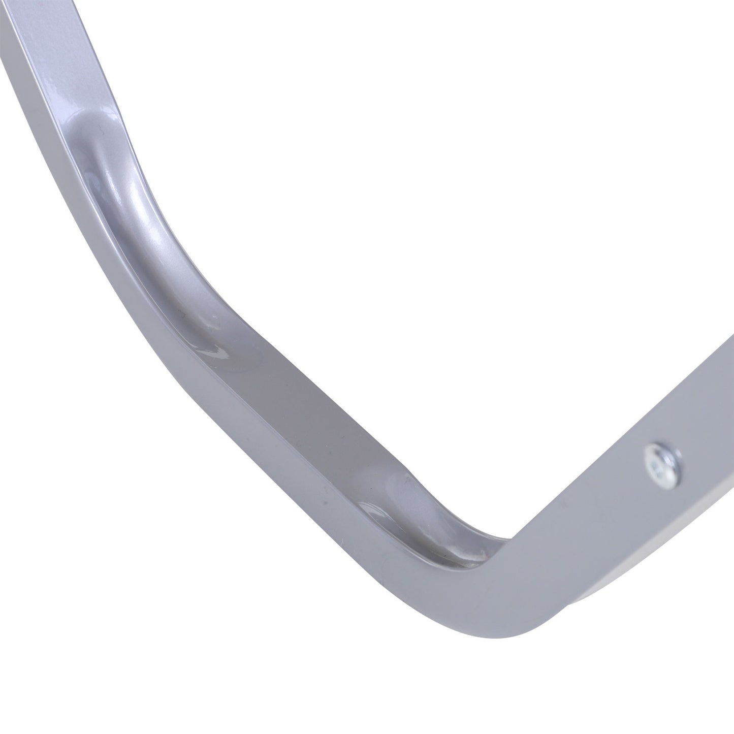 Nancy's Rough Mile Ligstoel - Loungebed - Ligbed - Crème, Zilver - Aluminium