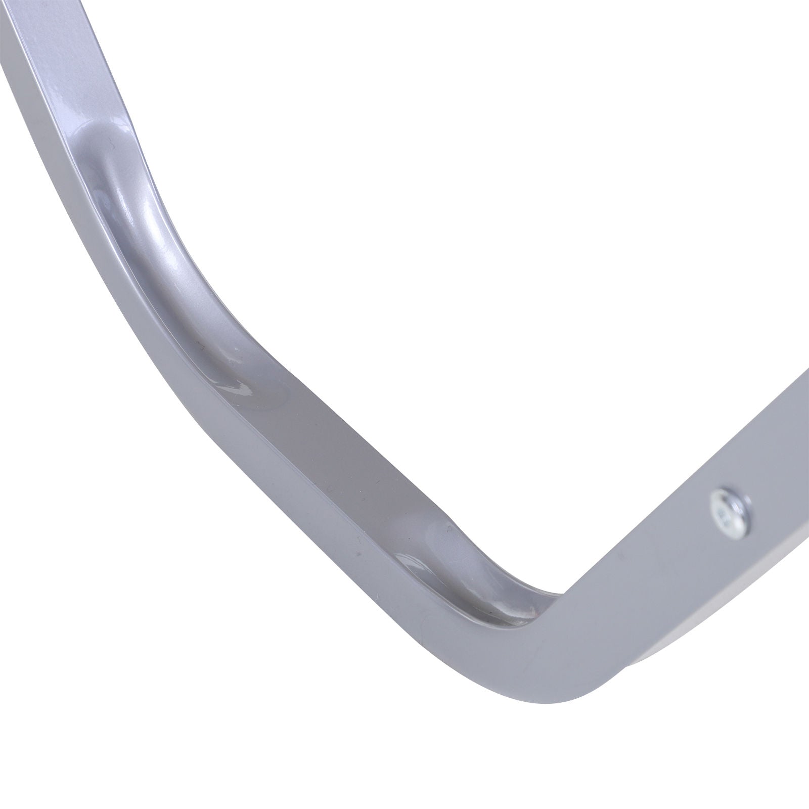 Nancy's Rough Mile Ligstoel - Loungebed - Ligbed - Crème, Zilver - Aluminium