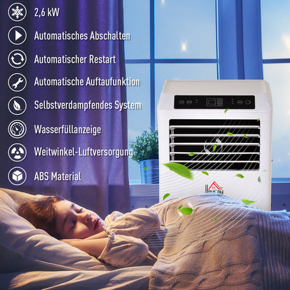 Nancy's San Felipe Mobile Airconditioner - Wit - Abs - 13,93 cm x 13,31 cm x 27,48 cm