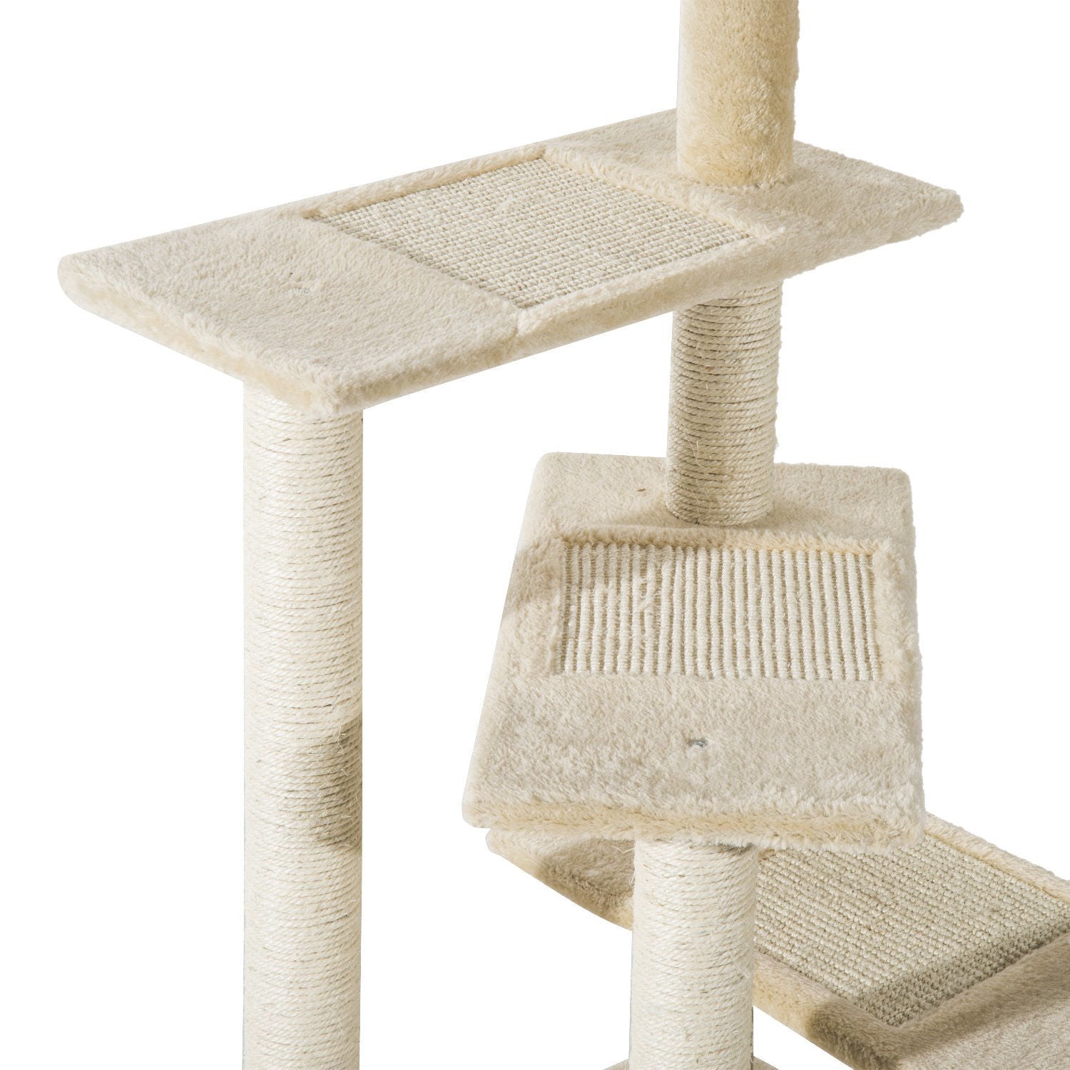 Nancy's San Juan Krabpaal met sisalzuilen, krabpaal voor katten, klimboom voor katten