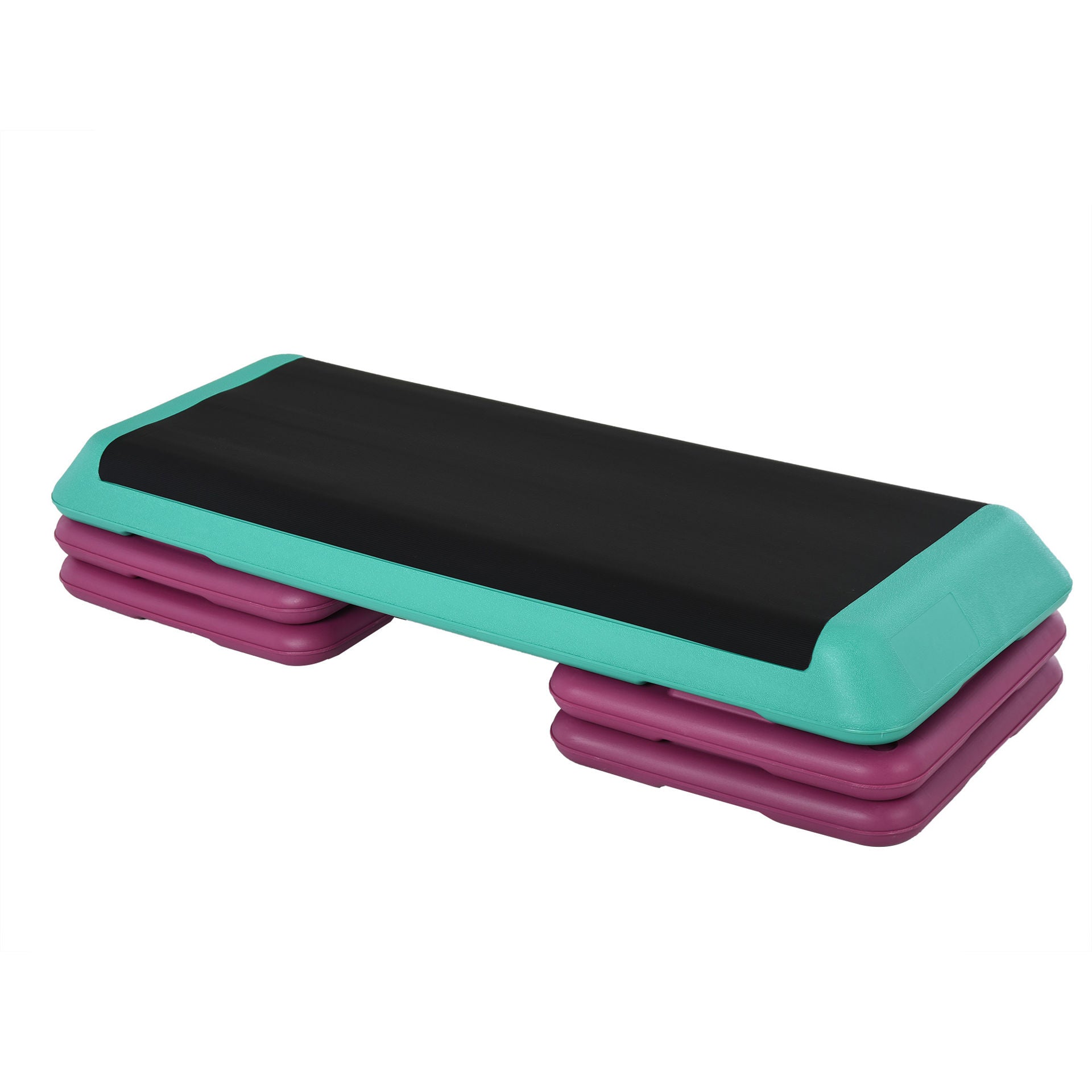 Nancy's Sarawina Aerobics Steps - Fitness Step - Stepper - In Hoogte Verstelbaar - Meerkleurig - 110 x 40 x 20 cm