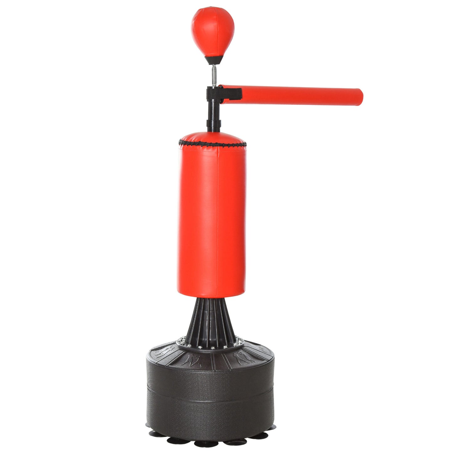 Nancy's Swasey Staande Bokszak - Zwart, Rood - Pu, Pe, Hdpe - 34,64 cm x 18,89 cm x 80,7 cm