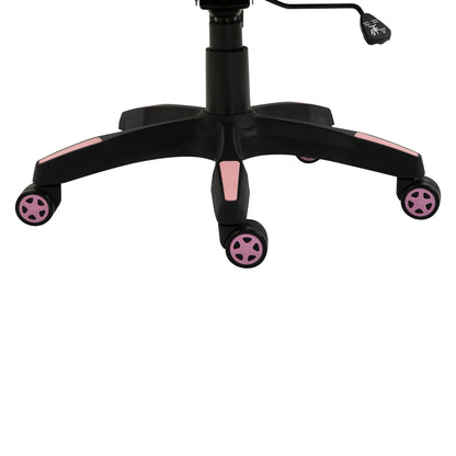 Nancy's Tacistal Gaming Stoel - Gamestoel - Bureaustoel - Ergonomisch - Verstelbare Rugleuning - Roze / Paars