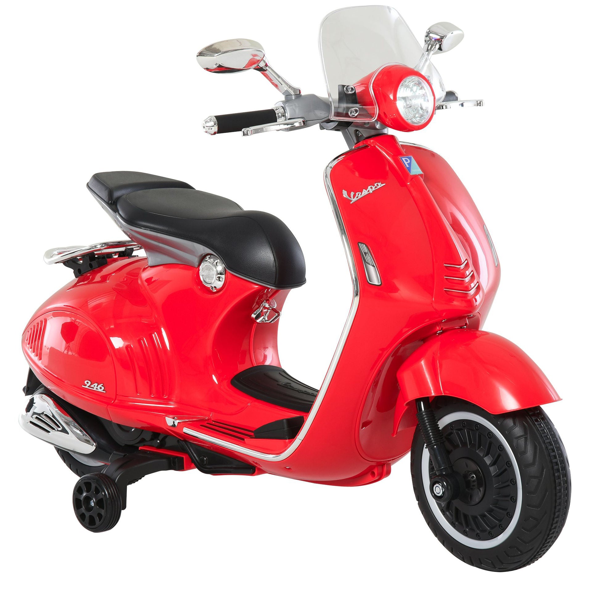 Nancy's The Gorge Elektrische Kinderscooter - Kindermotor - Vespa voor Kinderen - Rood