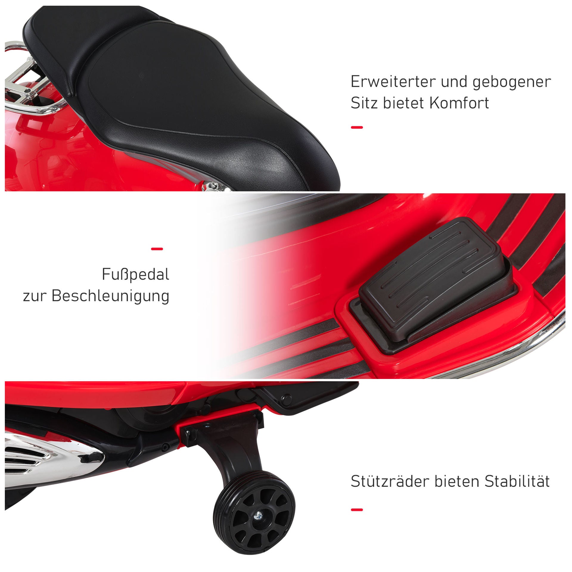 Nancy's The Gorge scooter elektrische kindermotor rood - Rood - Pp, St ...