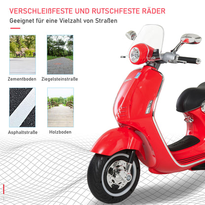 Nancy's The Gorge scooter elektrische kindermotor rood - Rood - Pp, Staal - 42,51 cm x 19,29 cm x 29,52 cm