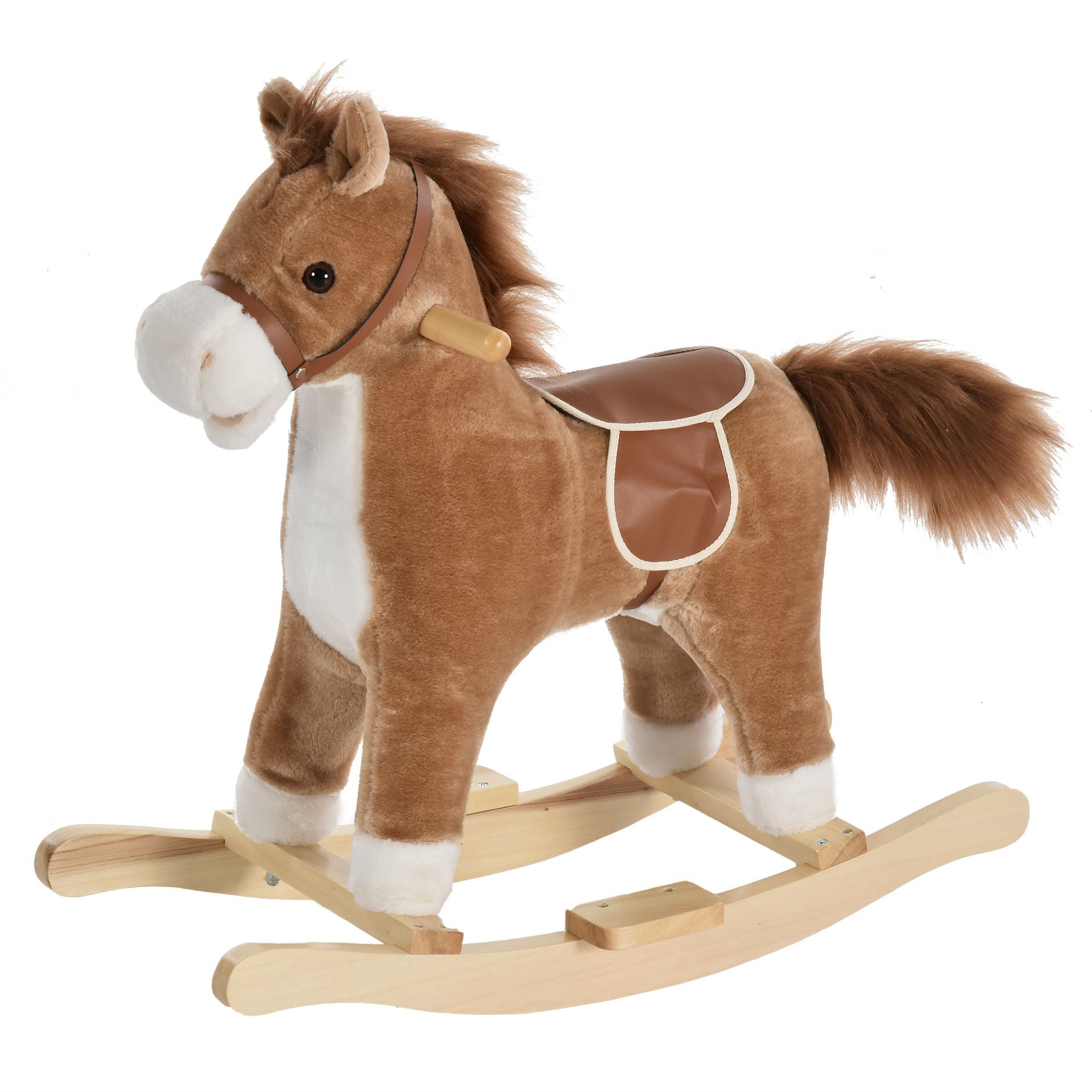 Nancy's The Tiger Kids Rocking Horse - Children's Rocking Horse - With Animal Sounds - Plush
