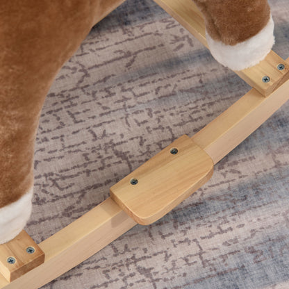 Nancy's The Tiger Kids Hobbelpaard - Kinderschommelpaard - Met Dierengeluiden - Pluche